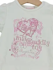 Vorschaubild 2 von Mädchen T-Shirt Gr. 128 Mehrfarbig Kurzarm Schriftzug Strass