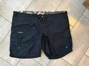 Vorschaubild 2 von Herren Cargo Shorts Baumwolle Freizeit Blau Gr. 4XL