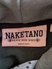 Vorschaubild 2 von Damen Hoodie Kapuzenpullover Anker Muster Grün Gr. S