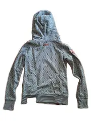 Vorschaubild 4 von Damen Hoodie Kapuzenpullover Anker Muster Grün Gr. S