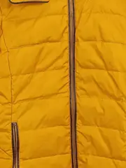 Vorschaubild 3 von Damen Steppjacke Gelb Gr. 34/XS mit Kapuze