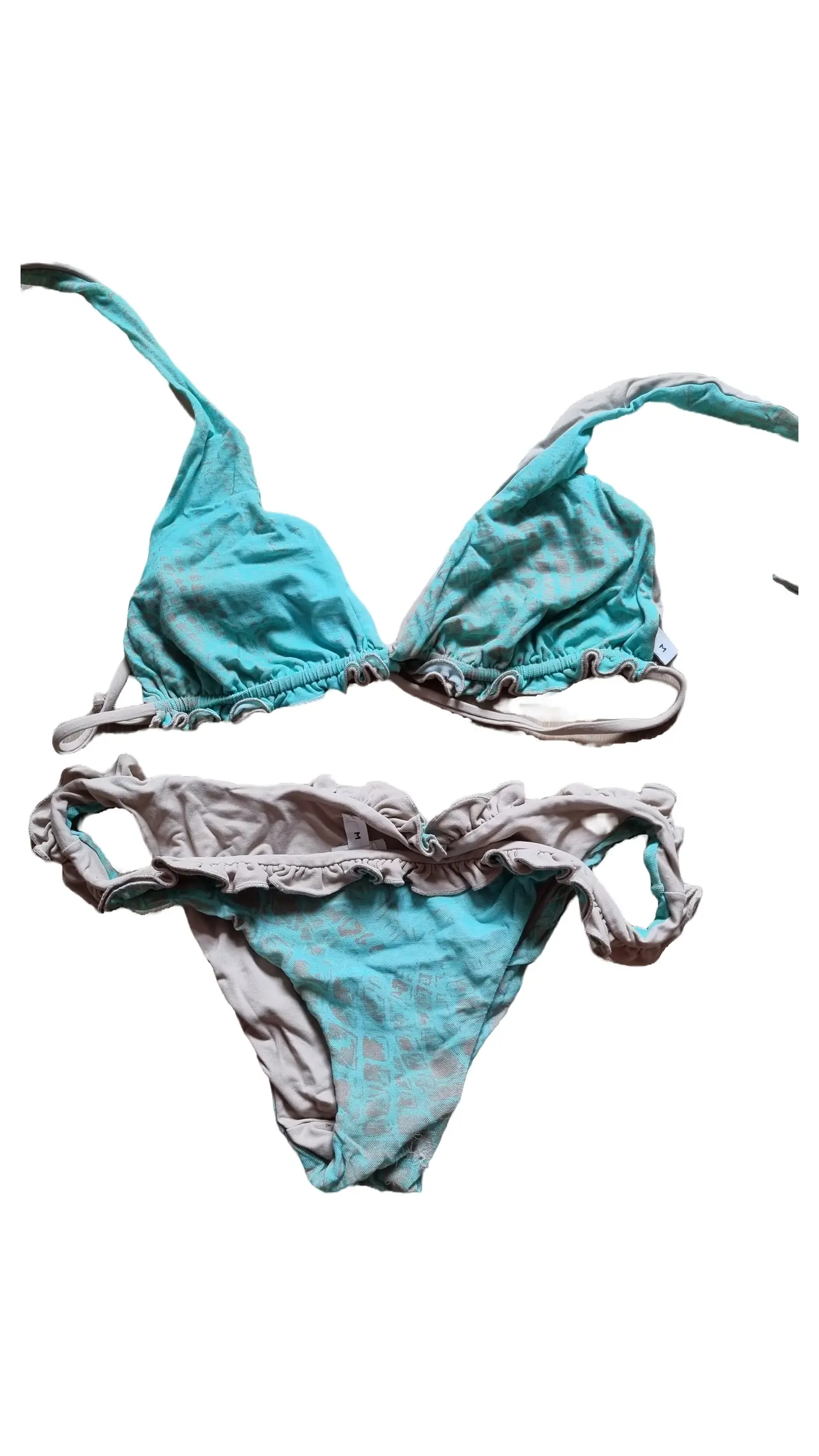 FISICO Damen Bikini Türkis Gr. M Casual Bademode Strand