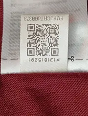 Vorschaubild 7 von Herren T-Shirt Gr. 48/M Rot Casual Sportlich Logo-Print Baumwolle