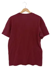 Vorschaubild 2 von Herren T-Shirt Gr. 48/M Rot Casual Sportlich Logo-Print Baumwolle