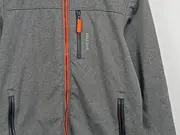 Vorschaubild 3 von Vigga Kinder Softshelljacke Kapuze meliert Grau Outdoor Sport Gr. 158