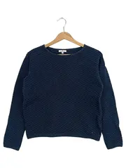 Vorschaubild 1 von Damen Pullover Blau Gr. 34/XS Casual Basic Baumwolle Strick