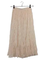 Vorschaubild 1 von Damen Maxirock Tüll Gr. 36 Beige Festlich Elegant