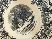 Vorschaubild 2 von Mettlach Servierteller Jagd Klassisch 22cm Weiß Porzellan