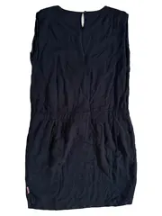 Vorschaubild 2 von Damen Freizeitkleid Gr. 40/L Schwarz Casual Viskose