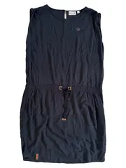 Vorschaubild 1 von Damen Freizeitkleid Gr. 40/L Schwarz Casual Viskose