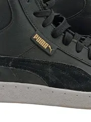 Vorschaubild 2 von Herren Sneaker High Top Schnürschuhe Gr. 42 Schwarz Winter Leder