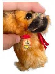 Vorschaubild 2 von Peky Hund Kuscheltier Plüschtier Braun 14cm