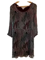 Vorschaubild 1 von Freizeitkleid Damen Gr. 36/S Mehrfarbig Seide Casual
