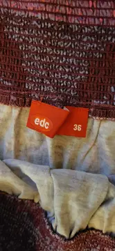 Vorschaubild 6 von EDC Damen Wickelrock Gr. 36 S Lila Bohemian Ethno Muster