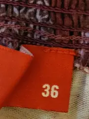 Vorschaubild 5 von EDC Damen Wickelrock Gr. 36 S Lila Bohemian Ethno Muster