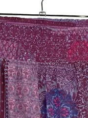 Vorschaubild 2 von EDC Damen Wickelrock Gr. 36 S Lila Bohemian Ethno Muster