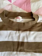 Vorschaubild 4 von Damen Pullover gestreift Gr. 40/L Mehrfarbig