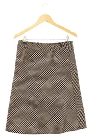 Vorschaubild 2 von Damen A-Linienrock Gr. 38/M Mehrfarbig Grafisch Klassisch Midirock