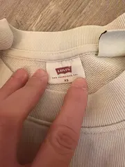 Vorschaubild 6 von Damen Sweatshirt Pullover Tie-Dye Beige Blau Gr. XS