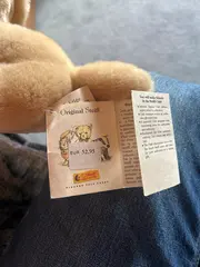 Vorschaubild 2 von Baby Kuscheltier Hund Stofftier Plüschtier Beige 16cm