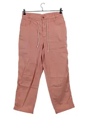 Vorschaubild 1 von Stoffhose Damen Gr. 38 Rosa Baumwolle Casual Chino