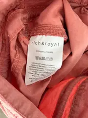 Vorschaubild 3 von Stoffhose Damen Gr. 38 Rosa Baumwolle Casual Chino