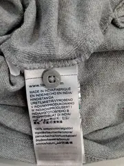 Vorschaubild 3 von Poloshirt Kinder Gr. 116 Grau Sneaker Muster Baumwolle