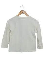 Vorschaubild 2 von Kinder Langarmshirt Gr. 122 Weiß Batman Logo Print Casual