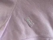 Vorschaubild 2 von Damen Langarmshirt V-Ausschnitt Pink Gr. 34/XS Baumwolle Casual