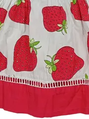 Vorschaubild 2 von Mädchen Sommerkleid Erdbeeren Mehrfarbig Gr. 68 Baumwolle