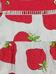 Vorschaubild 3 von Mädchen Sommerkleid Erdbeeren Mehrfarbig Gr. 68 Baumwolle