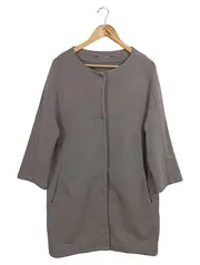 Vorschaubild 1 von Leichte Jacke Damen Gr. 40/L Grau Klassisch Elegant Baumwolle