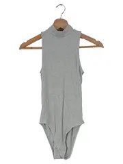 Vorschaubild 1 von Damen Body Gr. 34;XS Rippstrick Rollkragen Grau Casual