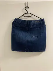 Vorschaubild 2 von EDC Jeansrock Damen Gr. 36 Blau Casual Minirock Baumwolle