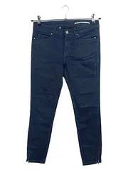 Vorschaubild 1 von Damen Stoffhose Slim Fit Blau Gr. 36/S Modern Casual