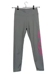 Vorschaubild 1 von Damen Sport Leggings Grau Gr. M mit Logo-Print