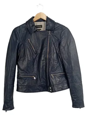 MASSIMO DUTTI Lederjacke