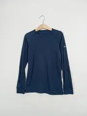 Vorschaubild 2 von Kinder Sport Shirt Langarm Funktionsshirt Blau Gr. 140