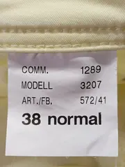 Vorschaubild 4 von Damen Stoffhose Gr. 38 (M) Gelb Casual Lyocell-Mix Chino Hose