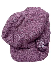 Vorschaubild 1 von Strickmütze Mädchen Lila Gr. 55 meliert Kinder Alltag
