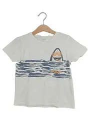 Vorschaubild 1 von Kinder T-Shirt Gr. 110 Weiß Casual Hai Motiv Kurzarm
