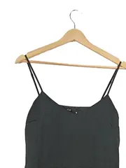Vorschaubild 2 von Damen Unterkleid Slip Dress Gr. 36/S Schwarz Basic Midi