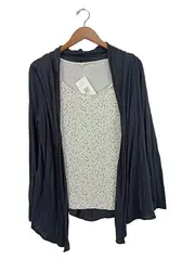 Vorschaubild 1 von Damen Twin Set Strickjacke Top Sterne Muster Mehrfarbig Gr. 36/S