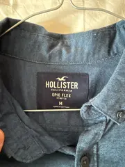 Vorschaubild 4 von Herren Freizeithemd Kurzarm Blau Gr. M Epic Flex Stretch