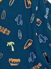 Vorschaubild 6 von Kinder T-Shirt Jungen Gr. 134x140 Blau Hawaii Strand Surfer