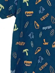 Vorschaubild 5 von Kinder T-Shirt Jungen Gr. 134x140 Blau Hawaii Strand Surfer