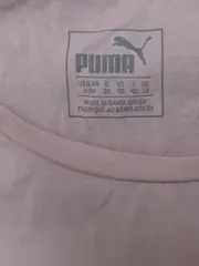 Vorschaubild 5 von Damen Sport T-Shirt Gr. 38 M Rosa Baumwolle Kurzarm Logo