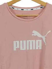Vorschaubild 3 von Damen Sport T-Shirt Gr. 38 M Rosa Baumwolle Kurzarm Logo