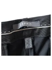 Vorschaubild 2 von Damen Stoffhose Schwarz Gr. 40 Business Elegant Bügelfalte