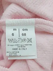 Vorschaubild 3 von Kinder Pullover Rosa Gr. 68 Kapuze Hasen Motiv Baumwolle